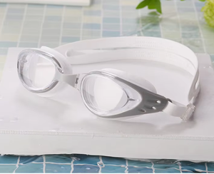 Occhiali da nuoto per adulti e bambini, Anti-appannamento, ad alta definizione, forniture essenziali per il nuoto, fascia in Silicone morbido - Product Image 2