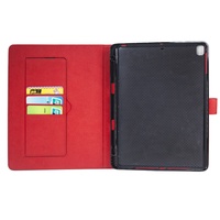Couverture de tablette à rabat emf, en cuir véritable, de luxe, grain supérieur, anti-radiation, porte-carte pour Ipad air 23456 pro 9.7