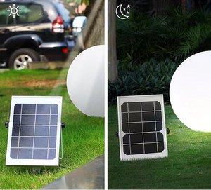 Lumind प्रकाश निविड़ अंधकार सौर एलईडी चमकदार गेंद ईख डाला होटल पत्थर उद्यान प्रकाश - Product Image 3