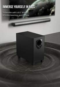 Sistema de Barra de Sonido Slim <span class=keywords><strong>2.1</strong></span>, <span class=keywords><strong>HDMI</strong></span> ARC, DSP, Audio sin Pérdidas, Subwoofer Inalámbrico, Altavoz para TV, para Configuración de Cine en Casa - Product Image 4