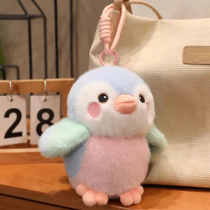 ตุ๊กตาพลาสติกนกแก้วขนาดเล็ก 4 นิ้ว ของเล่นตุ๊กตาจิ๋ว พวงกุญแจ ของตกแต่งเล็กๆ - Product Image 5