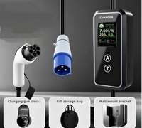 Nouveau chargeur EV 11 kW GBT 16A, boîte de charge EV portable, câble de 5 m, IP66, prise Schuko, fonction de temporisation, charge à domicile