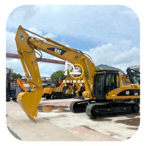 Excavatrice d'occasion Cat325C du Japon à bas prix, machine de terrassement de 25 tonnes, excavatrice d'occasion Cat 325C à vendre, jaune - Product Image 1