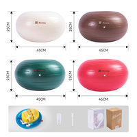 BLOOM Donut Ball PVC Home Office Gym Chaise Gonflable Gym Formation Fitness Exercice Anti-déflagrant Balance Yoga Ball