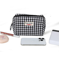 Tas Kosmetik Resleting Custom Logo Fashion, Pouch Perawatan Kulit untuk Perjalanan, Tas Makeup Cantik untuk Mengorganisir Perlengkapan Kecantikan