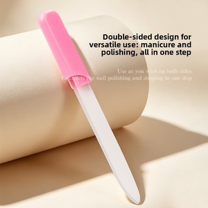 Lima de uñas de doble cara con grano 180, herramienta reutilizable para el cuidado de las uñas, rosa, verde, azul - Product Image 5