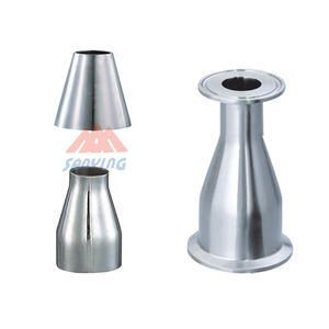 Niederdruck-Sanitär anschluss in Lebensmittel qualität für Kohlenstoff-Edelstahl Tri-Clamp Con centric Tri-Clover Reducer - Product Image 3