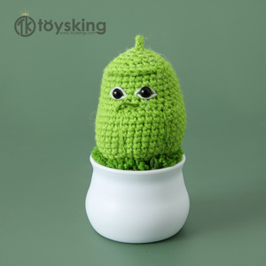 Recuerdos de Juegos de la Infancia, Plantas de Flores Hechas a Mano, Serie de Guerra de Pequeños Zombis, Decoración de Escritorio para Estudiantes en Maceta - Product Image 3