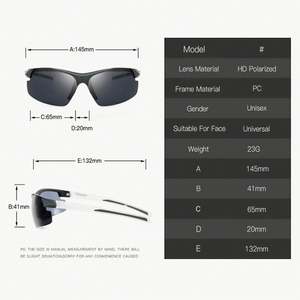 Gafas de Sol Deportivas para Ciclismo al Aire Libre 2022, Gafas de Ciclismo con Protección UV400 y Resistentes al Viento para Hombres y Mujeres - Product Image 6