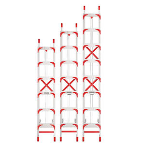 Échelle télescopique pliante en alliage d'aluminium épaissie pour travaux d'ingénierie et usage domestique, hauteur 4 pieds, charge 150 kg - Product Image 1