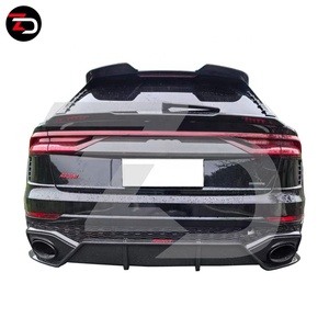 Vente chaude AB T Style Kit de carrosserie en carbone lèvre avant lèvre de pare-chocs arrière becquet de toit pare-chocs avant Canard pour <span class=keywords><strong>Audi</strong></span> RSQ8 2019 à <span class=keywords><strong>2024</strong></span> - Product Image 4