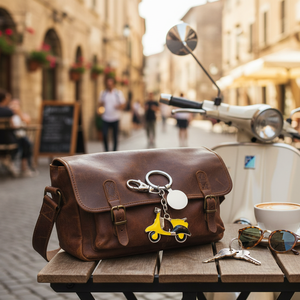 Portachiavi Giallo per Vespa, Accessori per Scooter, Scatola Non Inclusa - Product Image 3
