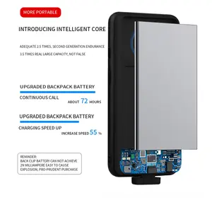 5000Mah mode boîtier de batterie pour <span class=keywords><strong>OnePlus</strong></span> <span class=keywords><strong>6T</strong></span> 7T Pro 8 Pro OnePlus9 9 Pro <span class=keywords><strong>chargeur</strong></span> boîtier alimentation - Product Image 4