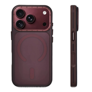 Funda Magnética Translúcida Mate para iPhone 18 13 14 15 16 17 Pro Max con Marco Metálico para Lente, Resistente a Impactos, Gran Venta - Product Image 1
