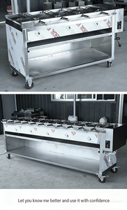 Barbecue spécial au charbon de bois, grill à hamburgers, grill rotatif - Product Image 5