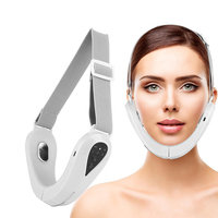 Ceinture amincissante pour le visage, appareil amincissant pour le visage en forme de V, ceinture faciale pour le lifting du visage en forme de V et la réduction du double menton, bandage électrique
