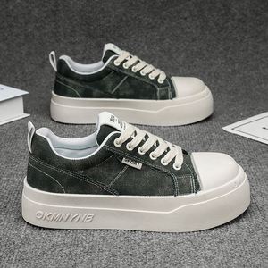 Zapatillas de Lona con Plataforma Modernas para Hombre, Construcción Ligera y Transpirable, Suela Gruesa que Aumenta la Altura - Product Image 3