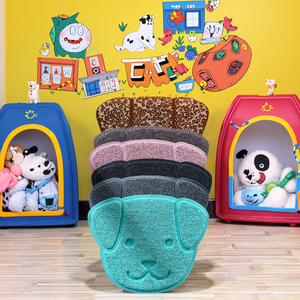 Stile cartone animato PVC gatto sabbia tappetino solido modello di plastica per animali domestici tovaglietta porta e tappetino WC per cani e <span class=keywords><strong>gatti</strong></span> - Product Image 5