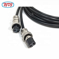 Ensemble de câbles coaxiaux RF SHV 500V, connecteur haute tension vers câble RG58 multiconducteurs vers fiche aviation femelle à double trou
