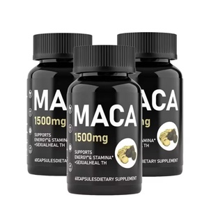 Cápsulas de Maca Negra OEM, Suplemento Herbal para la Salud Masculina, Vitaminas para Mejorar el Rendimiento Corporal en Hombres - Product Image 4