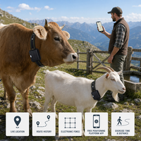 Traceur GPS pour animaux G55 - Suivi en temps réel |   Application mobile gratuite |   Alertes d'entrée/sortie de géofence |   Conception étanche