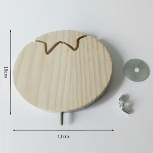 ของเล่นนกแก้วรูปผลไม้ทำจากไม้ พร้อมที่นั่งติดผนังสำหรับเล่นและพักผ่อนในร่ม - Product Image 5