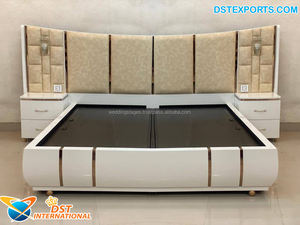 เฟอร์นิเจอร์ห้องนอนสุดหรูสไตล์โมเดิร์นขนาดคิงไซส์ ผลิตจากไม้สัก พร้อมดีไซน์สั่งทำพิเศษ - Product Image 2