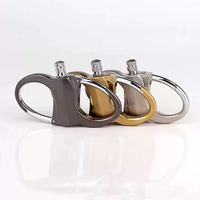 Briquet à allumettes moderne, nouveau modèle, porte-clés en métal, multifonctionnel, portable, briquet de camping, briquet à huile pour cigarettes