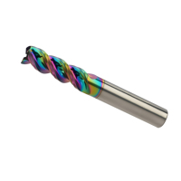 Vente en gros de fraises en carbure monobloc HRC 45 à haute précision et à tranchant affûté pour usinage CNC, avec support personnalisé OEM et ODM