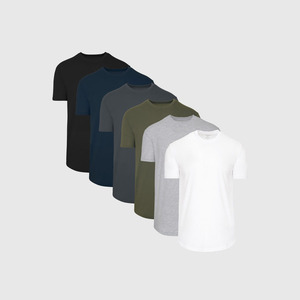 Men's T-shirt Casual Short Sleeve T-shirts Summer Outdoor Street Male <strong>Clothing</strong> Round Neck Solid Printed Sports Fashion - Product Image 5