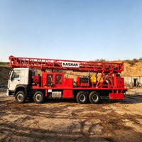 Équipement de forage industriel pour eaux souterraines, machine de forage à entraînement supérieur 600-900m CE ISO9001 montée sur camion MTD-900C