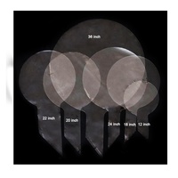 Großhandel Große 18 Zoll Frohe Weihnachten Alles Gute zum Geburtstag Hochzeit Klare Transparente PVC-Ballons mit Breiter Öffnung Bubble Bobo Ballon