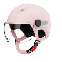 Casque de vélo électrique SD hommes toutes saisons batterie universelle demi-casque femmes été moto équitation casque de sécurité