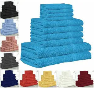 Wholesale Luxury Hotel Home Bath Towel 100 High Quality Cotton Super Soft Fluffy Towel Set Customized Towel Logo