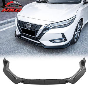 Para Nissan Sentra Sedán 2020-2023 IKON, Juego de 3 Piezas de Alerón Delantero para Parachoques, PP Negro Brillante, Kit de Carrocería de Alta Calidad - Product Image 1