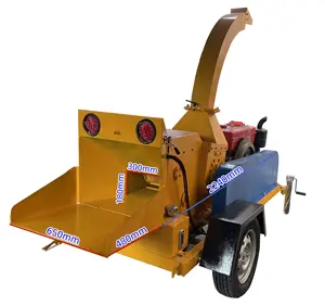 Factory Price Large Mobile Garden Special Leaf Branch Trunk Shredder wholesale Branch crusher