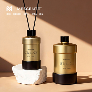Mescente Double Color Series Home Fragrance 450ML 180ml Long Lasting Alcohol Free Lead Free <strong>Lavender</strong> Scented <strong>Reed</strong> <strong>Diffuser</strong> - Product Image 1