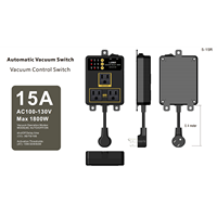 Interrupteur de contrôle de vide automatique électronique monophasé AC Konstar 15A avec affichage LED et protection contre les sous-tensions et les surcharges