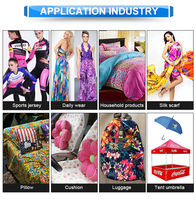 Máquina de Impresión Textil Digital de Sublimación de Alta Velocidad Hecha en China con Cabezales I3200/4720