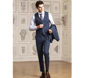 <span class=keywords><strong>Costume</strong></span> pour <span class=keywords><strong>homme</strong></span>, <span class=keywords><strong>costume</strong></span> bleu, <span class=keywords><strong>costume</strong></span> formel d'affaires, <span class=keywords><strong>costume</strong></span> de mariage <span class=keywords><strong>anglais</strong></span>, <span class=keywords><strong>costume</strong></span> de marié, ensemble trois pièces, <span class=keywords><strong>costume</strong></span> décontracté haut de gamme pour <span class=keywords><strong>homme</strong></span> - Product Image 4