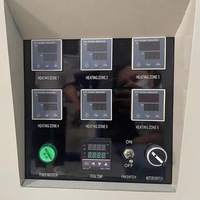 Machine de moulage par soufflage de bouteilles d'eau en plastique pour animaux de compagnie semi-automatique Mg 880 de 5 litres