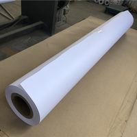 Papel para Plotter CAD de 68 g/m², Blanco, Sin Recubrimiento, de Pulpa Reciclable, para Uso en Ropa y Calzado, Compatible con Impresión Digital