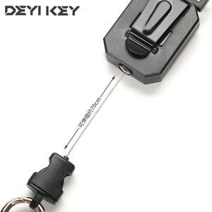 Có thể tháo rời Keychain chống mất huy hiệu chủ Reel đa chức năng keychain Leo Núi Du Lịch Ngoài Trời xách tay treo ba lô - Product Image 3