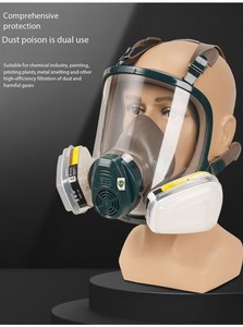 M6800 Tái Sử Dụng Hộp Mực Ánh Sáng Và Không tốn kém Đầy Đủ Mặt Silicone Mặt Nạ Khí Nạ Với Bộ Lọc Cho Xe Sử Dụng - Product Image 6