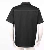 Professionnel personnalisé couleur unisexe classique serveur hôtel Chef veste Restaurant uniformes à manches courtes Chefs cuisine manteaux