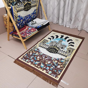 2025 personnalisé de haute qualité à la main islamique tapis de prière tapis lavable dubaï musulman pèlerinage couverture tapis pour un usage domestique - Product Image 3