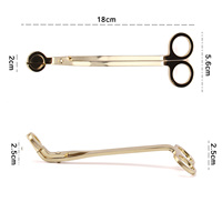 Kit d'entretien de bougies 3 pièces en acier inoxydable écologique : coupe-mèche, éteignoir, bâtonnet de nettoyage, avec sac en velours – Coffret cadeau moderne pour magasin de bougies