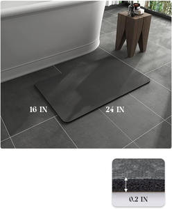 Alfombrilla Antideslizante de Piedra de Diatomita para Puerta de Baño, Tapete Absorbente de Agua para Secado de Pies - Product Image 2