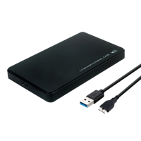 Box esterno protettivo in metallo da 2,5 pollici SATA a USB 3.0 per SSD/HDD, custodia in plastica