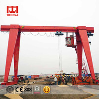 Pont roulant monopoutre de haute qualité 10T 20T 32T, portée 18m, sur mesure, certifié CE ISO pour entrepôt logistique